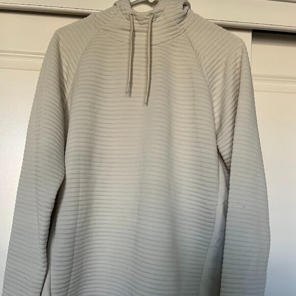Apana Long Sleeve Ribbed Hoodie Draw String Pullover Jacket Large 42-44 - Picture 1 of 12